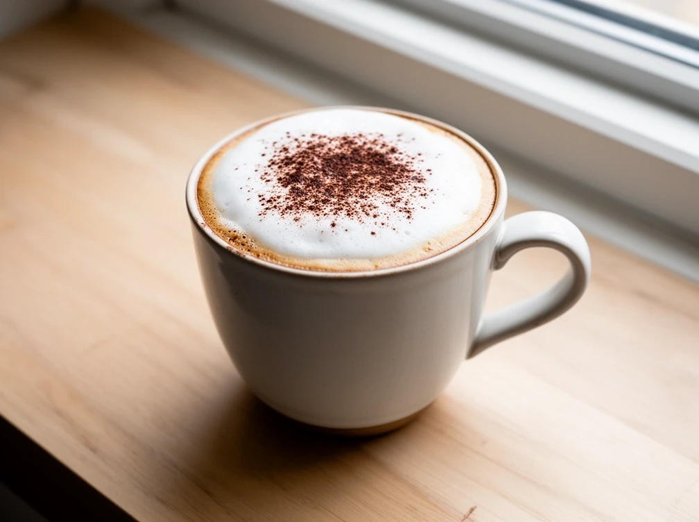 Cappuccino mit fester Schaumhaube